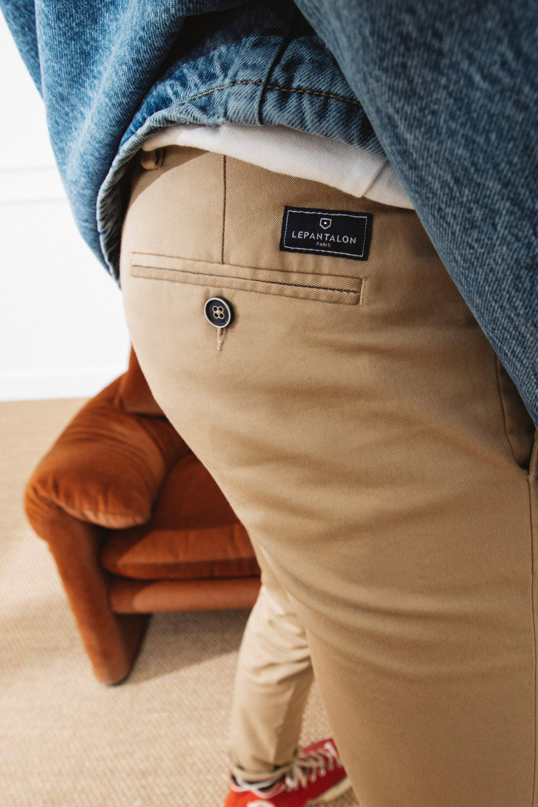 light beige chinos